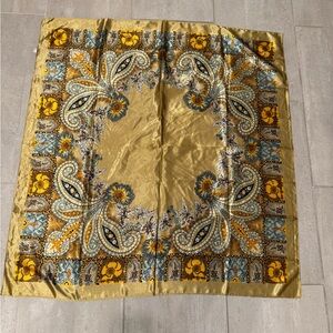 Satin Paisley Scarf
